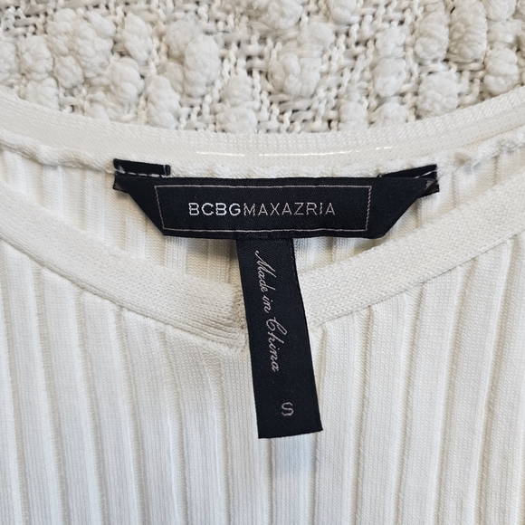 BCBGMAXAZRIA Zoee Ribbed Off Shoulder Sweater S - Picture 4 of 4